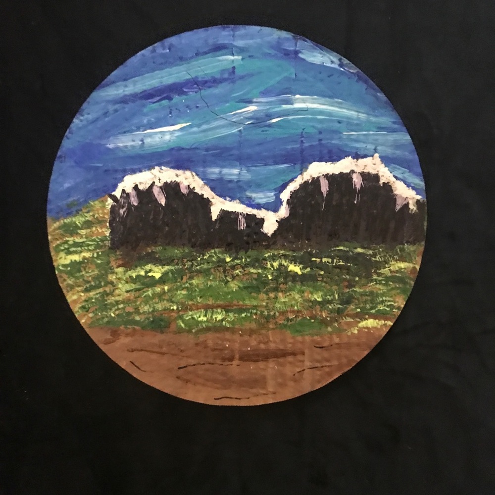Colorful Hand Design & Hand Painted Plate - Picture 4 of 16